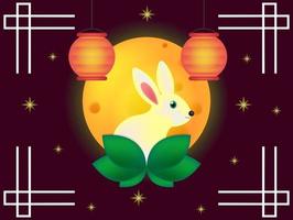 Chinese Mid Autumn Festival vector design