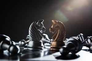 juego de batalla de ajedrez foto