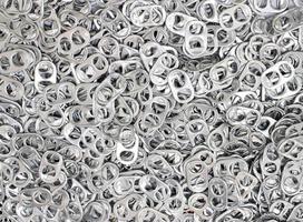 Group of can tabs photo