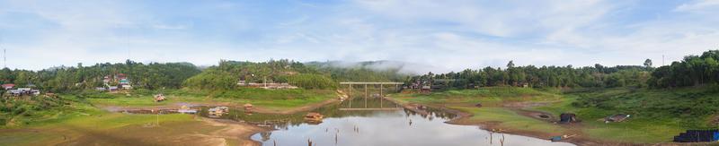 Bridge over the river photo