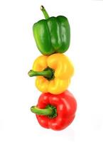 Colorful bell peppers photo