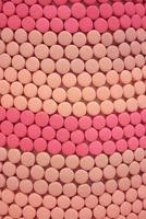 Red and orange macaroons photo