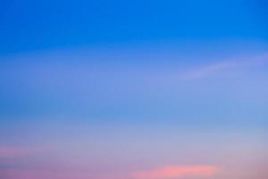 Gradient sky at sunset photo