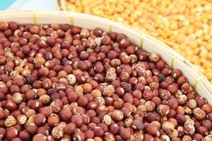 Pigeon peas in bowl photo