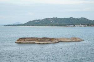 Rocks in the sea photo