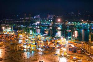 Shipping port of Singapore photo