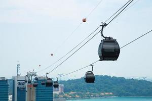 Cable car in Singapore photo