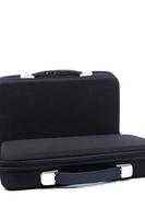 Two black briefcases photo