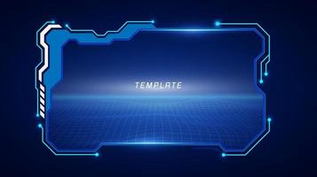 abstract hud ui gui future futuristic screen system virtual design vector