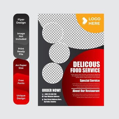 Restaurant menu template