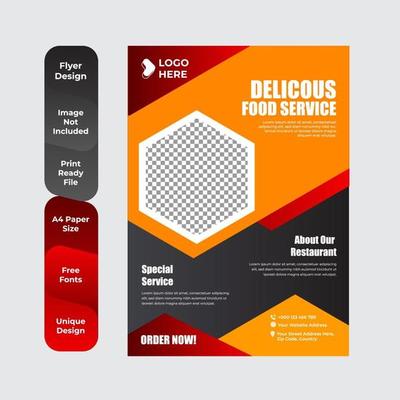 Restaurant cafe menu template