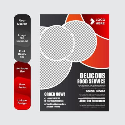 Delicious Food Brochure or Flyer Design