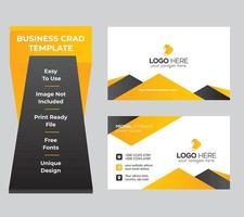 creative modern name card and business card vector