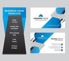 Creative minimal and modern business card template vector