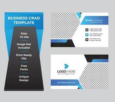 Creative business card template vector