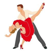 salsa dancers clipart