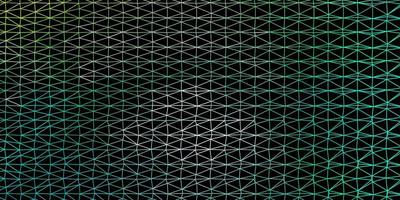 Light green vector triangle mosaic design.