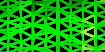 textura de triángulo de poli vector verde claro, amarillo.