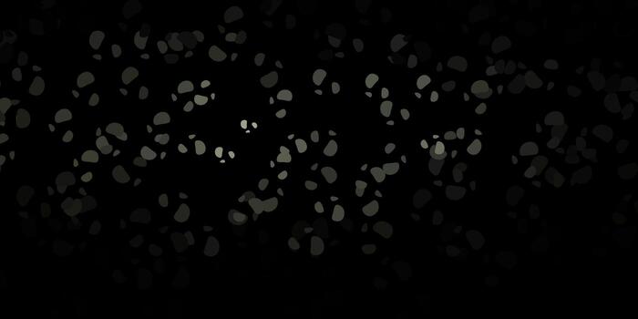 Dark gray vector template with abstract forms.