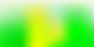 Light Green, Yellow vector abstract blur drawing.