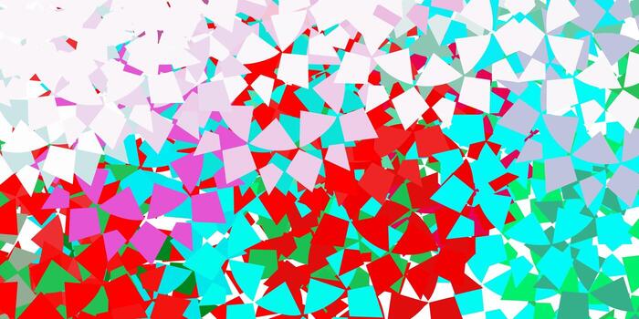 patrón de vector de luz con estilo poligonal.