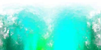 Light green vector abstract triangle pattern.