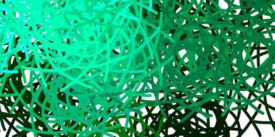 Light Green vector pattern with abstract shapes.