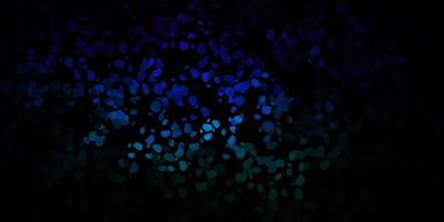 Dark multicolor vector pattern with abstract shapes.