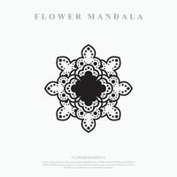 Flower Mandala. Vintage decorative elements. Oriental pattern, vector illustration.