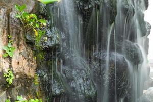 Waterfall in a park photo