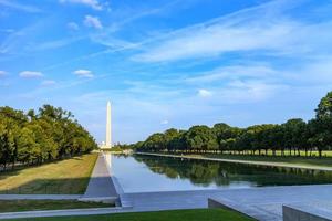 Monumento a Washington en Washington DC, EE. foto