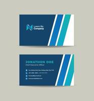 Corporate Business Card Design or Visiting Card And Personal Business Card vector