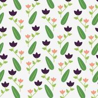 beautiful floral decorative pattern background vector