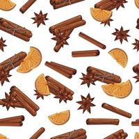 Cinnamon pattern vector