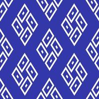 Blue color seamless geometric background. vector