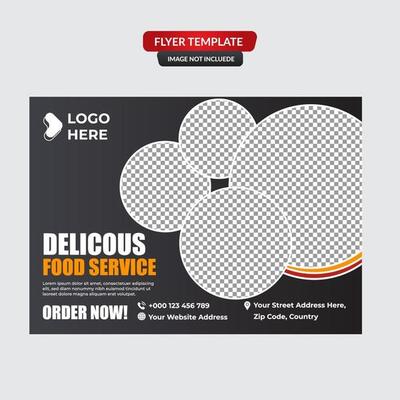 Fast food burger social media template