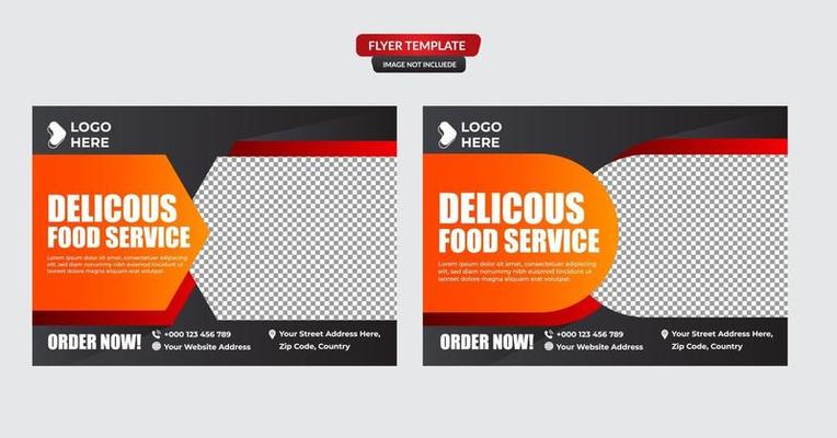 Fast food burger social media template