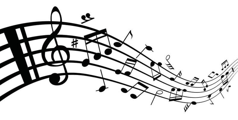 musical notes border clip art free