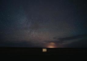 cielo lleno de estrellas foto