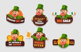 Special Offer Label from Leprechaun vector