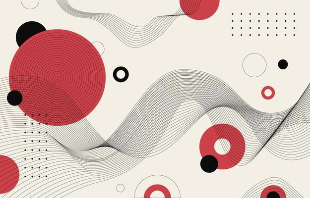 Abstract Wave Geometric Background