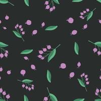 flower cute seamless pattern background vector