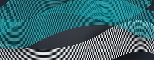 3D modern line wave curve abstract background