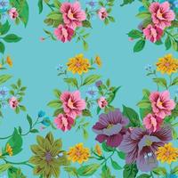 flower cute seamless pattern background vector