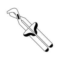 pliers tool icon cartoon vector