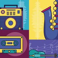 Music festival poster vector