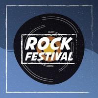 rock festival entertainment invitation poster vector