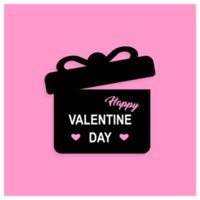 happy valentine day greeting card vector