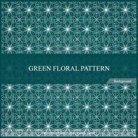 Elegant seamless geometric pattern. green floral pattern. vector