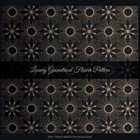 Luxury Geometrical Flower Pattern Background vector